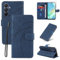 Funda para Samsung Galaxy A16 4G / 5G con 1 Piezas Cristal Templado Protector de Pantalla, Premium PU Cuero Magnético Libro Flip Antigolpes Protectora Carcasa para Samsung Galaxy A16 4G/5G - Azul