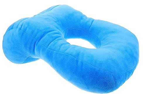MOLUCKFU Tragbares Nickerchenkissen aus Memory Foam für Bauchlage