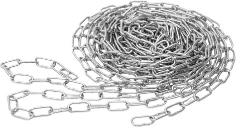 STOBOK Barrier Chain Galvanized Iron Safety Chain for and Security Stylish Design for Indoor and Outdoor Use