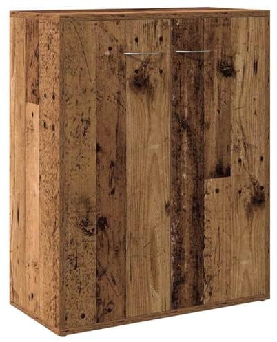 vidaXL Sideboard Altholz-Optik 60x30x75 cm Holzwerkstoff, Schrank, Highboard, Wohnzimmerschrank, Lagerschrank, Beistellschrank, Konsolenschrank