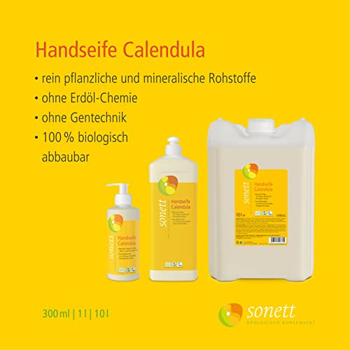 Sonett Handseife Calendula, 300 ml (Packung mit 2)
