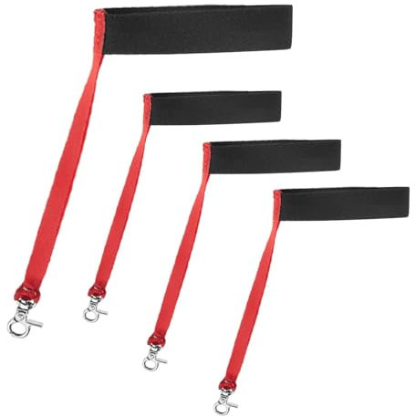 Dragonne de poignet pour gants de snowboard - Facile à utiliser - Léger/robuste - Noir/rouge - Pour l'alpinisme, le ski, beige, Refer to description
