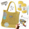 HÄKEL LIESE Häkelset Für Anfänger Strandtasche Damen - Wolle Zum Häkeln, Häkelnadel Set, Netztasche Sandspielzeug, Aesthetic Stuff Clean Girl, DIY Set Erwachsene, Baumwolltasche