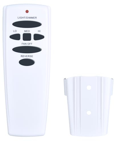 Telecomando di ricambio per ventilatore da soffitto per Hampton Bay Hunter, con dimmer di retromarcia a 3 velocità, montaggio a parete, compatibile con ventola UC7078T, CHQ7078T, CHQ8BT7078T