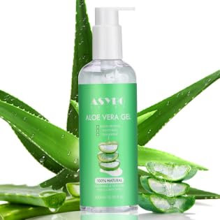 ASYBO Aloe Vera Spray 180 ml - 99% organisches reines Aloe Vera Spray für Gesicht, Körper und Haare, nach der Sonne Gesicht Feuchtigkeitscreme mit Vitamin E, schnell einziehend