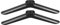 OSALADI Universal TV Stand Base Legs Screws for 40 Inch Screen TVs Black Pedestal for Living Room and Bedroom Sturdy Design for Easy Installation