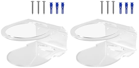 Pongnas Supporto per Supporto per Supporto per Staffa Router per DECO X20 o DECO X60 PACCHETTO PMMA Trasparente di Dimensioni Perfette di 2 (2 confezioni)