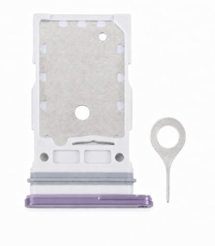 MOBILE CRAFT GLOBAL SIM Card Tray FOR Samsung Galaxy S23 Ultra 5G (Compatible) – Replacement SIM Slot Tray Holder with SIM Ejector Tool – Precision Fit, Durable Material (Lavender)