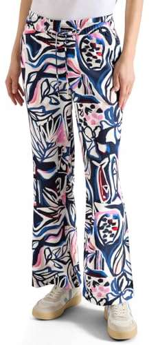 Cecil Damen High Waist Wide Leg Hose mit Print 3818308