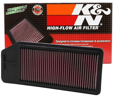 K&N 33-2276 Motorluftfilter: Hochleistung, Prämie, Abwaschbar, Ersatzfilter,Erhöhte Leistung, 2003-2008 (TSX, Accord, Accord VIII, F6)