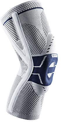 Bauerfeind GenuTrain P3 Kniebandage, Titan, Left, Size 6