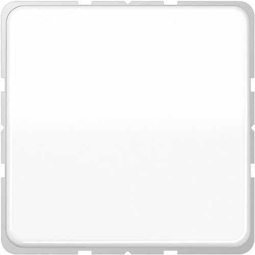 Jung 1520 NBFKL WW Schuko Steckdose 16 A 250 V bruchsicher ohne Befestigungskrallen Serie CD alpinweiß, 250 V