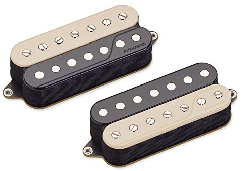 FISHMAN - PRF-CO7-SZ2-7-saitiges Tonabnehmerset Fluence Classic Humbucker Open Core Zebra E-Pickup-Set