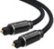 HDSX KRONOTON Premium Toslink Digital Optisches Audiokabel passgenauer 24K vergoldeter Stecker Länge 1,5m kompatibel mit Soundbar, TV, PS4, Xbox, Heimkino, ZERTIFIZIERT