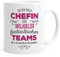 MoonWorks® Kaffee-Tasse Ich bin stolze Chefin eines ungeheuer fantastischen Teams Geschenk Spruch weiß unisize