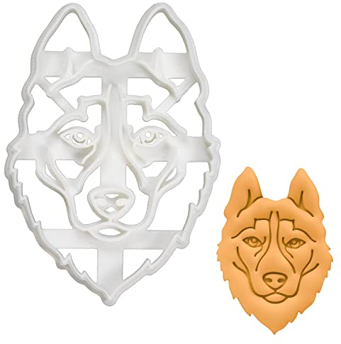 Husky Hund Gesicht Ausstechform, 1 Teil, Bakerlogy