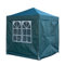 Pop Up Canopy 2x2m Gazebo Marquee Waterproof Garden Awning Party Tent Canopy 4 polyester sidewalls (Green)