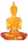 Tomotato Buddha Statue, Thai Buddhafigur Skulptur aus Harz, 18cm, Sitzend Buddha Statue für Innen- und Außenbereich, Garten, Terrasse, Veranda