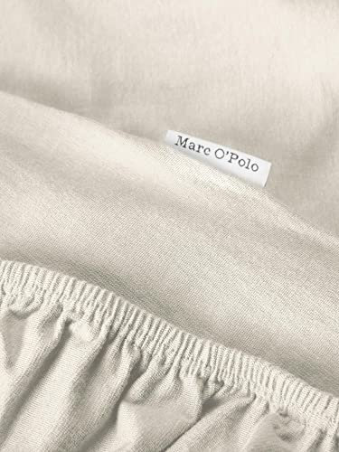 Marc O'Polo Spannbettlaken Premium Organic Jersey Ecru 90-100 x 200-220 cm