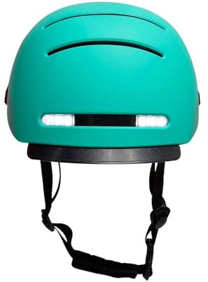 Livall Smart-Helm BH51MNEO | Urbano-Fahrradhelm | Blinklicht und SOS-System, CE-Zertifizierung, Bluetooth-Verbindung und Navigationssystem (M (54-58 cm), Minzgrün)