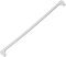 sparefixd Estante frontal de cristal blanco de plástico para frigorífico Beko, 496 mm