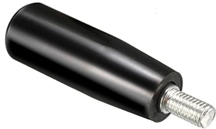 PATIKIL M8 Girevole Volantino Macchinari Maniglia, Maschio Filettato Stelo per Fresatura Macchina Tornio, Nero