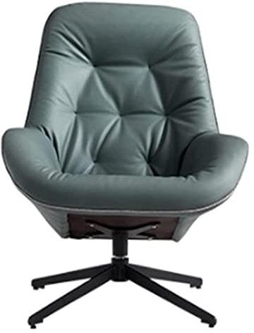 FLBT Bürostuhl Einzelbüro-Ledersofa-Stuhl Einzelsessel Designer-Drehstuhl Tiger-Stuhl Liege Arbeitszimmer Büro-Wohnzimmer-Schlafzimmer-Stuhl (Color : Blue, Size : 87x85x76cm) Needed