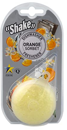 SHAKE Déodorant pour lave-vaisselle - Parfum à effet immédiat - Élimine les odeurs - Orange - 1 pièce