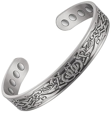 EnerCoppeX Kupferarmband, verwendet für Arthritis und Gelenke, reine Kupfermagnet -Behandlungsarmbänder, für Handgelenkstunnel, 3500 Gauß -wirksame Magnete, gesunde Schmuckgeschenke (CPB-0915S)