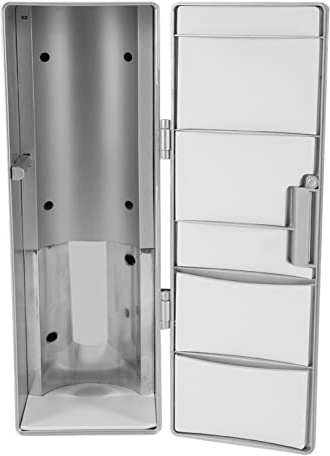 Mini-Kühlschrank, Praktischer Tragbarer Mini-USB-Kühlschrank Kompakt für Bier für Büro für Milch für Auto