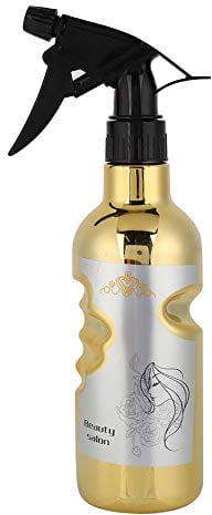 TARSHYRY 500ml Ultra Fine Water Mist Hairdressing Spray Bottle,Water Sprayer For Barber,Home Hair Spray Bottle,Water Mist Sprayer For Hairstyling (Gold)