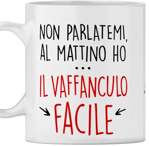 TeeDesign Tazza Particolare, Idea Regalo - Tazze per Regali Divertenti - Gadget Divertente- Regalo di Natale per lui e lei