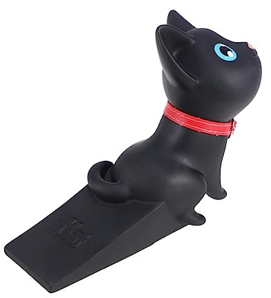 DIYEAH Arrêt De Porte Mignon Figurine Bouledogue Anglais Mini Figurines De Lapin Décorations De Football Cloche En Verre Barre De Sécurité D'arrêt De Porte Mignonne Porte De Sécurité
