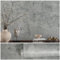 VEELIKE Papier Peint Gris Béton Craquelé Vintage Papier Peint Loft Industriel Papier Peint Ciment Salle de Bain Adhesif Papiers Peints Decoratifs Chambre Salle de Bain Lavable Amovible 40cmx300cm