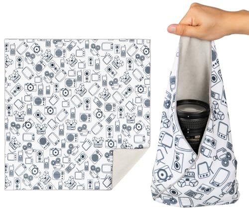 Walking Way Magic Protective Wrap Selbstklebe-Etui Kit Kratzfest Staubdicht Waschbar Tuch für Kameras Objektiv Elektronische und kosmetische Produkte(Electronic, 35 * 35cm)