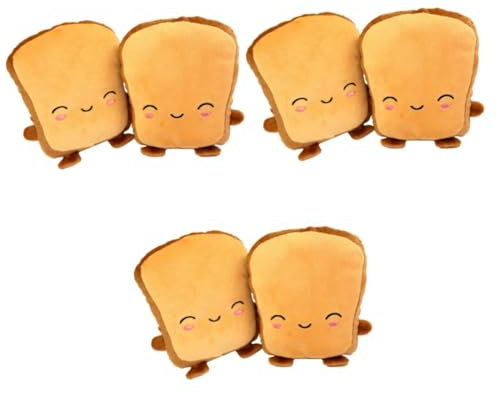 Sosoport 3paare USB Beheizte Handschuhe Warmhaltende Cartoon-Handschuhe Im Niedlichen Brot-Design Für Kalte Wintertage Schützen Hände Und Ermöglichen Flexibles Handyspielen