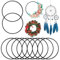 12 Stück Metallringe zum Basteln, Metallring Schwarz 15cm Deko Ringe zum Aufhängen Traumfänger Ringe Metall Ringe zum Basteln für Dekoring Floristik Wandbehänge
