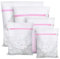 Sac à linge pour machine à laver,5 Set Filet à linge pour machine à laver,Laundry Bag pour articles délicats,soutien-gorge,chemisier,sous-vêtements,chaussures,vêtements de bébé,Wash Bag etc (Rose)