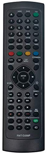 VINABTY RMT-D258P Télécommande de rechange pour lecteur DVD Sony RMT-D258P RDR-DC200 RDR-DC205 RDR-DC90 RDR-DC105 RDR-DC305 RDR-DC100 RDR-DC500 RDR-DC505 RDRDC500 RDRDC500 RDRDR. DC100