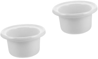 PRETYZOOM 2pcs Efficient Heat Transfer Ceramic Slow Cooker Pot Rice Cooker Inner Pot Replacement Cooking Liner Roasting Liner