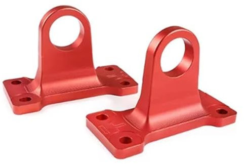 IBNA Gancio di Traino per Rimorchio in Lega di Alluminio per Auto per L&And R&Over per Defender 90 110 130 Gancio di Traino per rimorchio(Rosso)