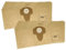 vhbw 10x Sacs compatible avec Parkside PWD 12 A1, PNTS 1300 F5, PWD 20 B2, PWD 12 B1 aspirateur - papier, 58,5cm x 25,4cm marron
