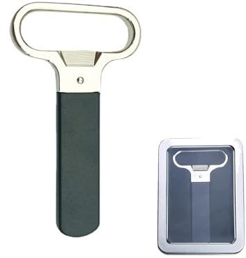 DDEDDE Tire-bouchon à double lame et décapsuleur de bière – Tire-bouchon 2 en 1 en alliage de zinc pour vin, ouvre-bouteille à double lame en acier sans casse, extracteur de liège facile à tirer
