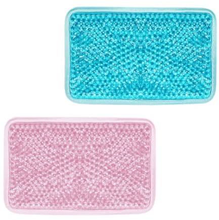 Wiederverwendbare Wärme und Kältekompresse 2 Stück aus Pvc Gel | Heiß und Kältetherapie, Tragbar für Kopf und Beine, Schmerzlindernd, Feine Verarbeitung, Langlebig