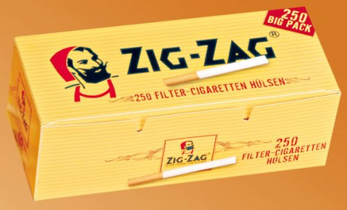 ZIG-ZAG Zigaretten-Hülsen 250 stück
