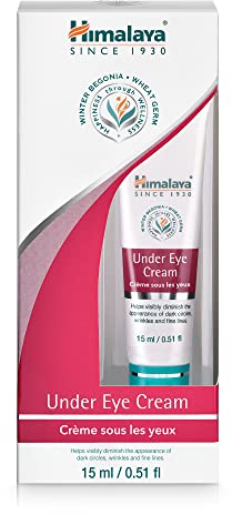 Himalaya Herbal Under Eye Cream helps Diminish dark circles, wrinkles, fine lines,Nourishes and moisturizes | Anti-aging, anti-wrinkle herbal natural extracts,Suitable for all skin types -15ml