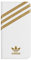 adidas Basics Premium Booklet Schutzhülle für Apple iPhone 6 Plus, Weiß/goldfarben