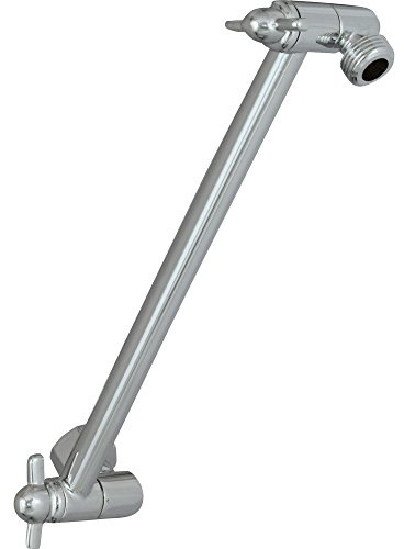 Delta Faucet 10-inch Adjustable Extension Shower Arm for Shower Heads, Chrome UA902-PK