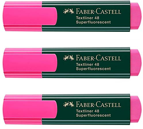 FABER-CASTELL Textmarker TEXTLINER 48 REFILL, rosa VE=3