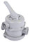 Bestway P6536 - Valvola di Controllo per Pompa sandfiltro 58126 dal Modello 2012, Grigio Chiaro